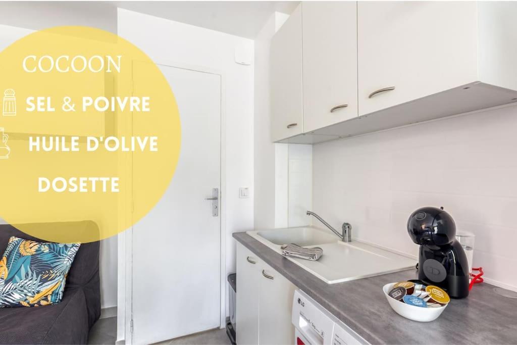 Cocoon - Jardin - Boite A Cle - Wi-Fi Lägenhet Baulne Exteriör bild