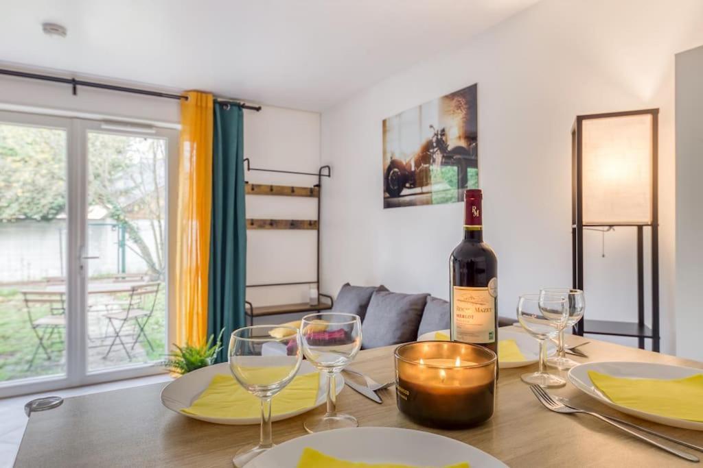 Cocoon - Jardin - Boite A Cle - Wi-Fi Lägenhet Baulne Exteriör bild