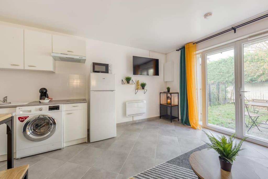 Cocoon - Jardin - Boite A Cle - Wi-Fi Lägenhet Baulne Exteriör bild